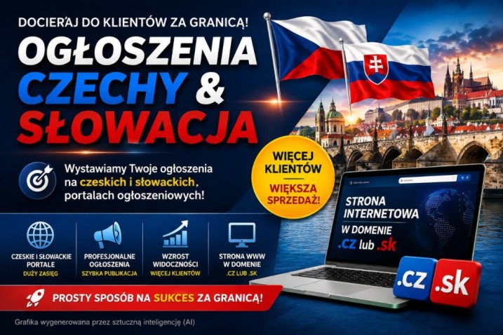 Publikacja ofert na wielu portalach Czechy i Słowacja