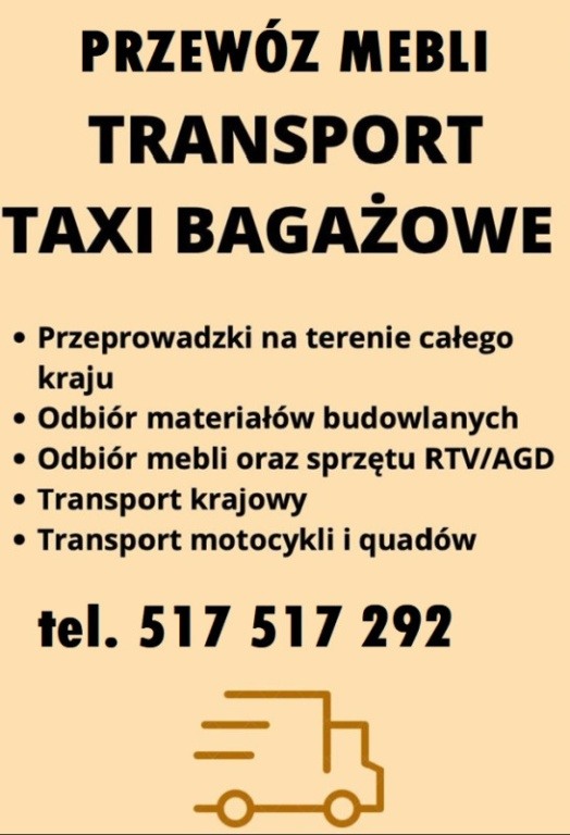 517-517-292 # Bagażówka # Przeprowadzki # Transport # Wnosimy