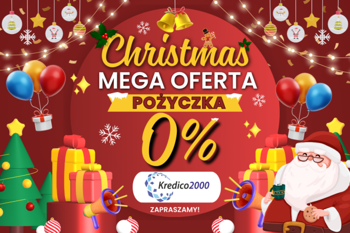 Świąteczna Oferta Pożyczek od Firmy Kredico2000  Oddaj Tyle, Ile Pożyczasz!