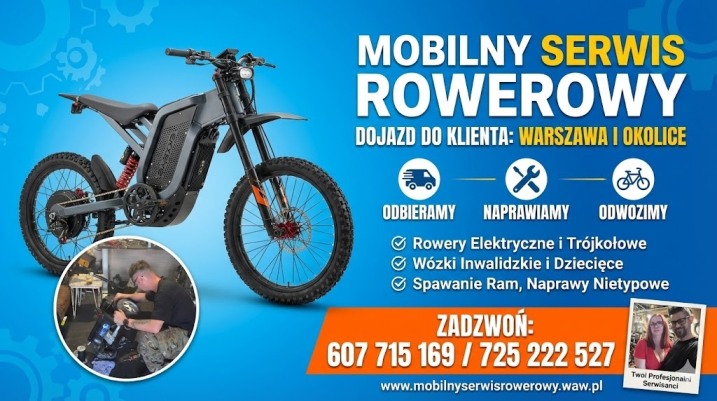 Pogotowie Rowerowe Konstancin-Jeziorna Józefosław Warszawa i okolice