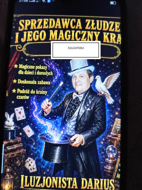 SPRZEDAWCA ZŁUDZEŃ MAGIC SHOW