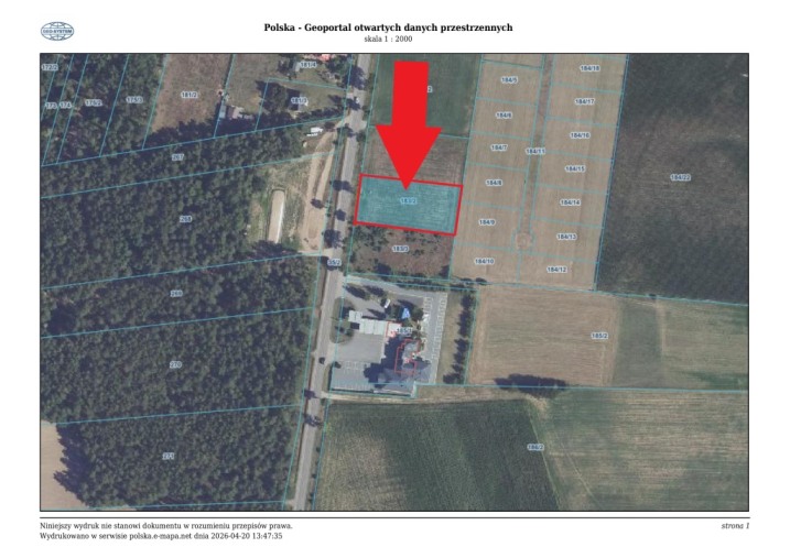 Sprzedam Działkę Budowlaną 28a Damięty