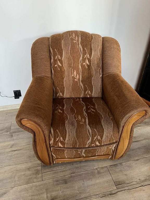 Duża rogówka rozkładana z fotelem