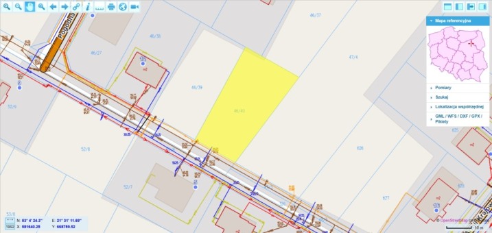 DZIAŁKA BUDOWLANA OLSZEWO - BORKI 9,45a