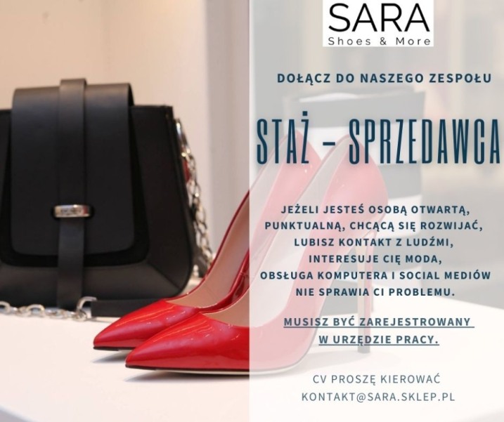 Staż - Salon Obuwia SARA w Ostrołęce