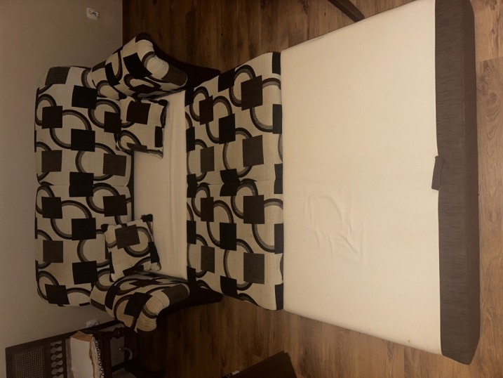 „Krówka” rozkładana kanapa