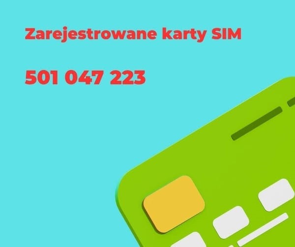 ZAREJESTROWANE KARTY SIM I eSIM – WARSZAWA, OSTROŁĘKA, OSTRÓW MAZOWIECKA, OSTROWIA MAZOWIECKA