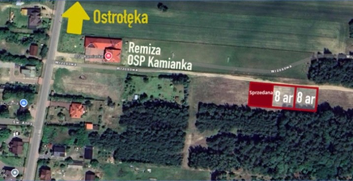 Sprzedam działki w Kamiance