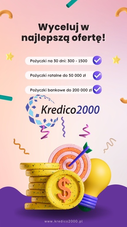 Szybka gotówka? U nas to możliwe Kredico2000