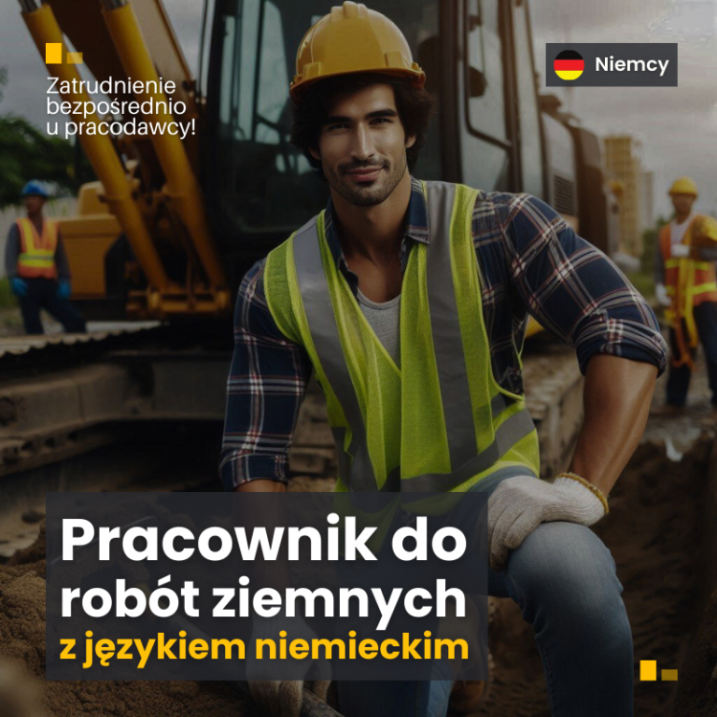 Brukarz/Pracownik do prac ziemnych ze znajomością niemieckiego