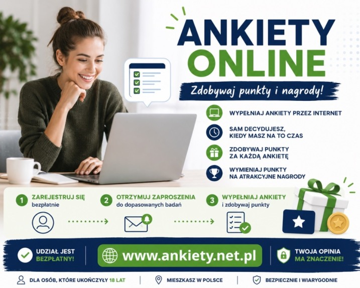 Wypełniaj ankiety online i zdobywaj nagrody – respondenci z całej Polski