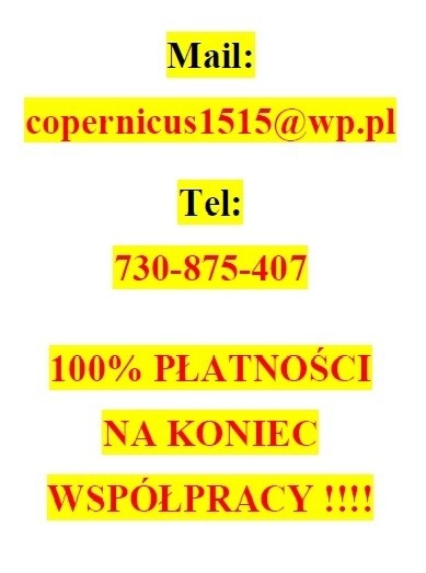 Profesjonalna pomoc w przygotowaniu prac magisterskich/licencjackich/inżynierskich/zaliczeniowych