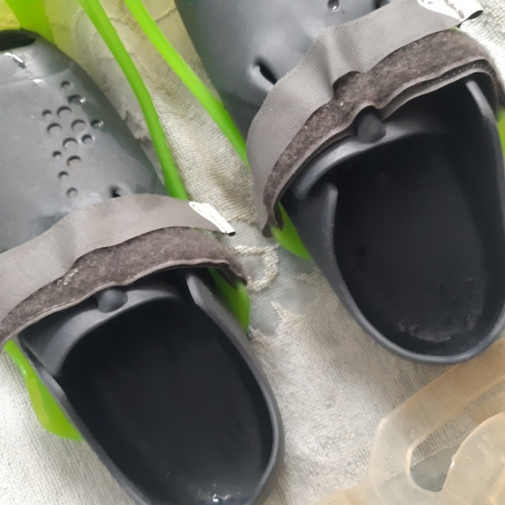 Płetwy do nurkowania Tribord + gogle i torba do transportu