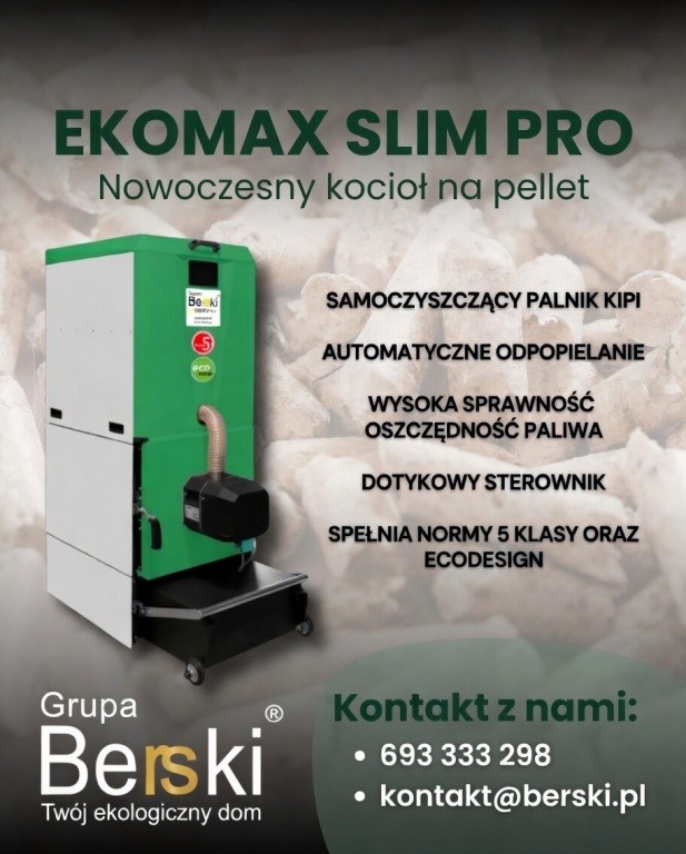 Kocioł Berski Ekomax Slim Pro 10,5kW