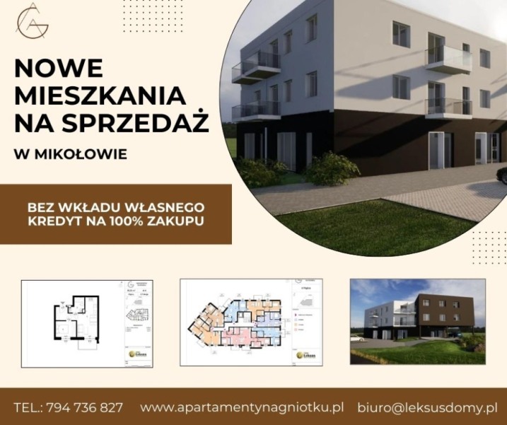 Nowe Mieszkania w Mikołowie bez wkładu własnego