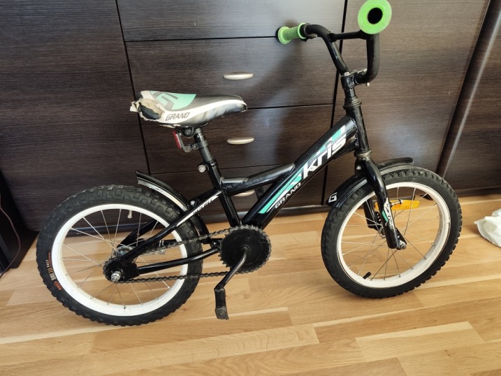Rowerek dziecięcy Kris Grand koła 16" + koła boczne