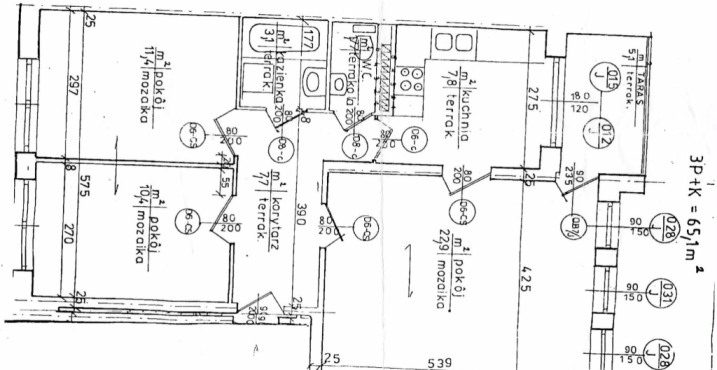Sprzedam mieszkanie 65,1 m,  os.Centrum