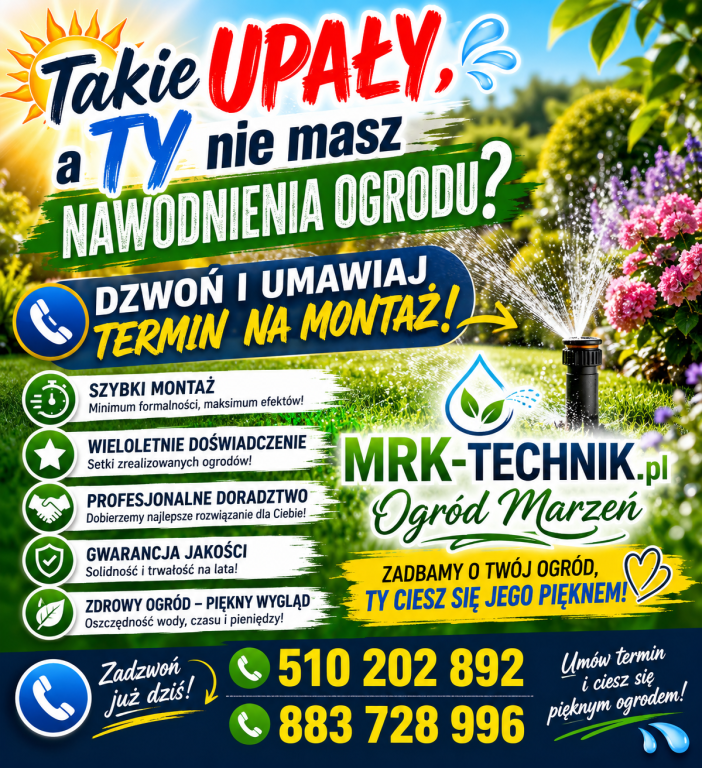 Automatyczne systemy nawadniania- Montaż
