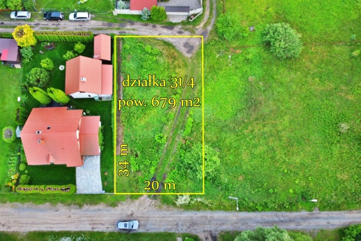 Działka na Mazurach przy Jeziorze Kalwa