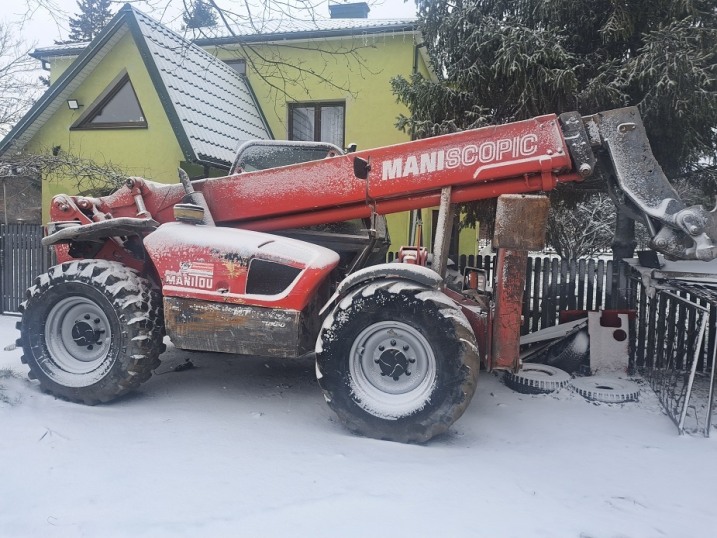 ładowarka teleskopowa manitou 2007r/budowlana