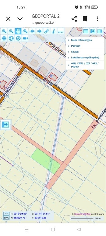 Działka 17 arów w Rzekuniu