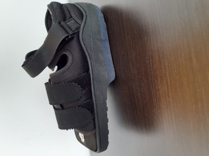 Sprzedam używany&nbsp;&nbsp;but ortopedyczny (but gejszy)