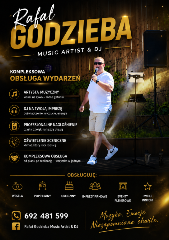 Rafał Godzieba Music Artist & DJ - Kompleksowa obsługa wydarzeń okolicznościowych