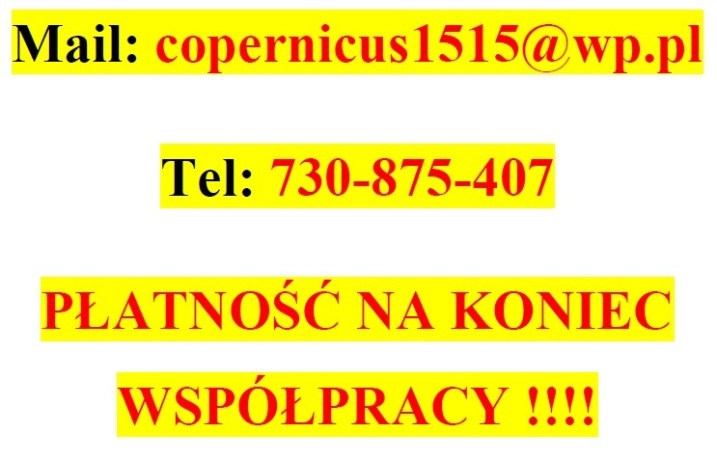Profesjonalna pomoc w przygotowaniu prac dyplomowych - płatność po otrzymaniu całej pracy