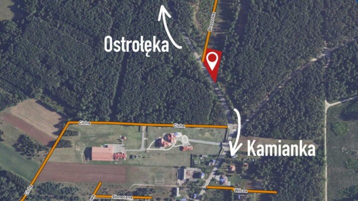 Działka budowlana na sprzedaż – Kamianka gmina Rzekuń powiat Ostrołęcki 24,01 ara