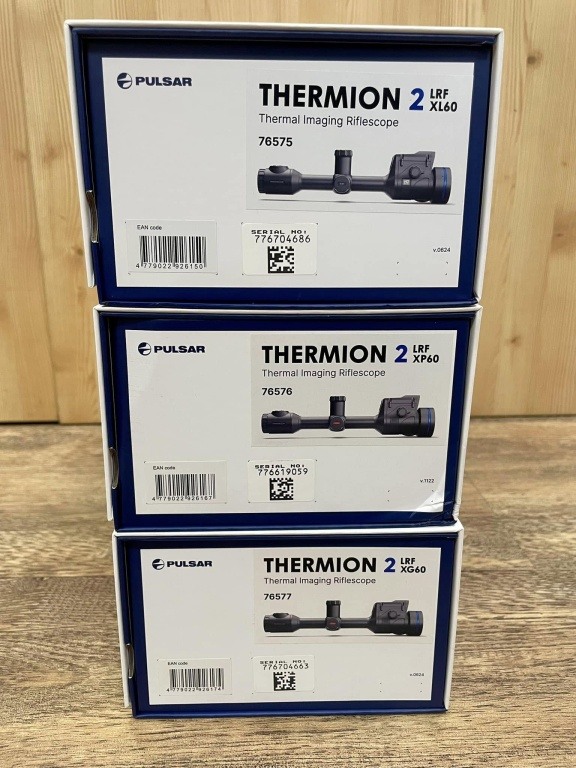 Pulsar THERMION 2 LRF XL60 , THERMION 2 LRF XL50 , THERMION 2 LRF XP50 PRO, Thermion 2 LRF XP60, Thermion 2 LRF XG60 , Pulsar Thermion Duo DXP50 , PULSAR TRAIL 2 LRF XP50 Lunety termowizyjne