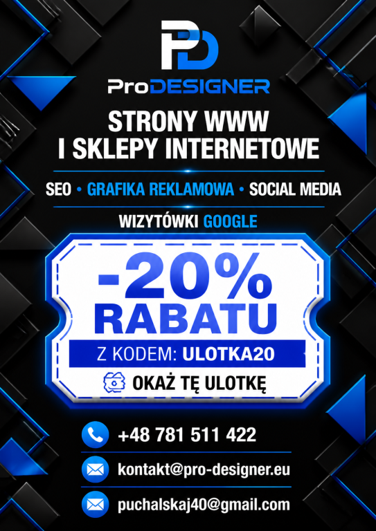 Wielojęzyczna strona internetowa Warszawa / Ostrołęka — pełna widoczność od 1999 PLN