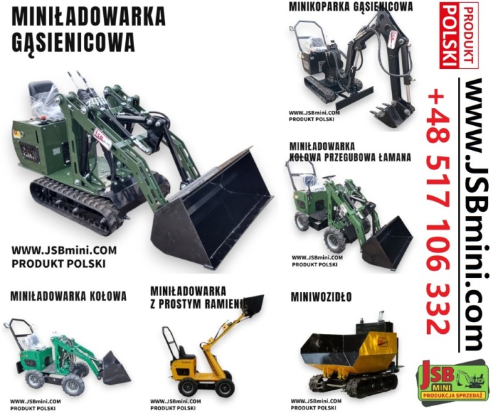 Ładowarka Koparka Wozidło - NOWE 2025 - Prosto od Producenta JSB POLSKA -