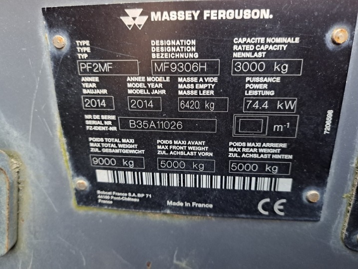 ładowarka teleskopowa massey 2014r