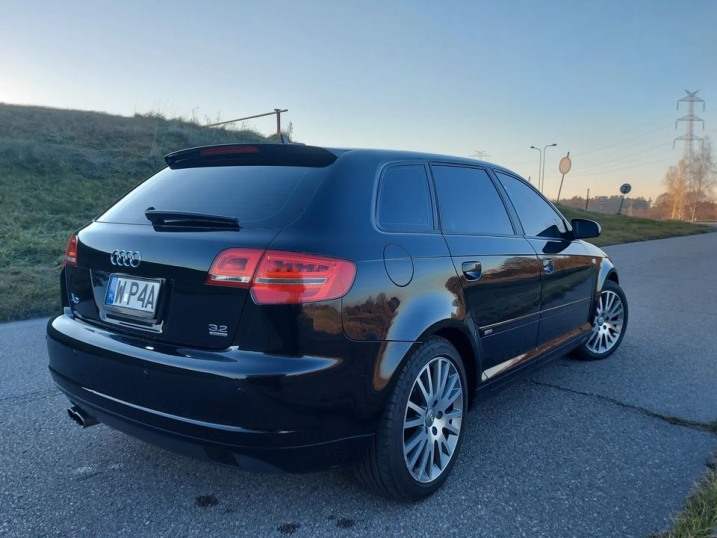 AUDI A3 8P S-LINE 3.2 V6 250KM DSG QUATTRO