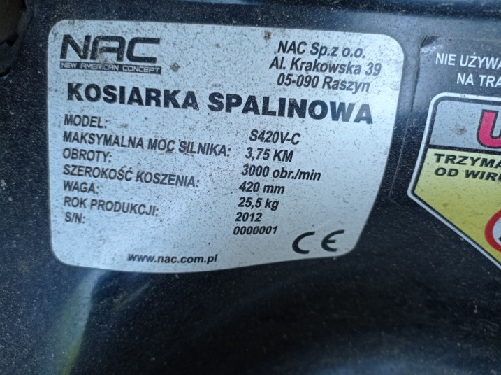 Kosiarka spalinowa