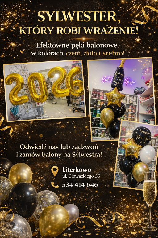 Dekoracje sylwestrowe