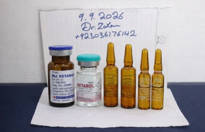ketamine hcl powder