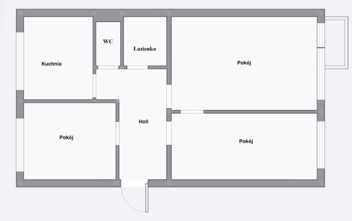 48,5 m2 Mieszkanie którego szukasz w idealnej lokalizacji