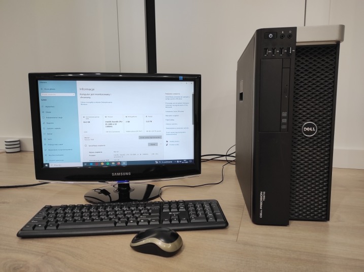 Dell Precision T5610 + monitor Samsung