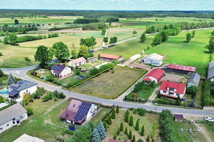 20 ar działki | Zabiele Wielkie | przy drodze asfaltowej
