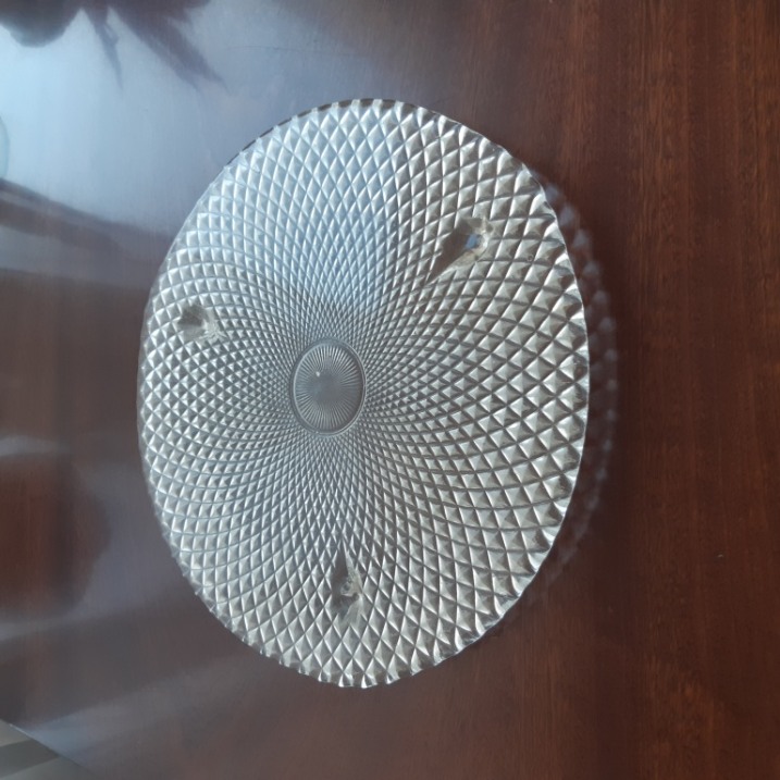 Patera szklana imitująca kryształową