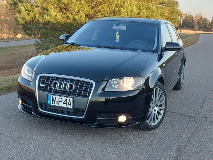 AUDI A3 8P S-LINE 3.2 V6 250KM DSG QUATTRO