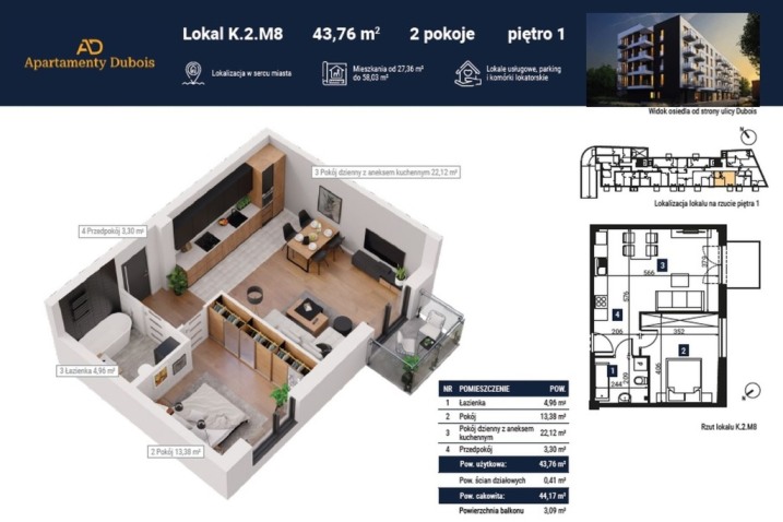 Ostrów Mazowiecka: Apartamenty Dubois