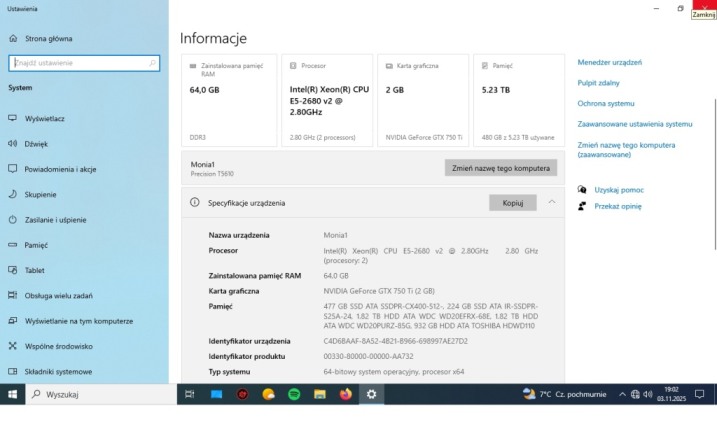 Dell Precision T5610 + monitor Samsung