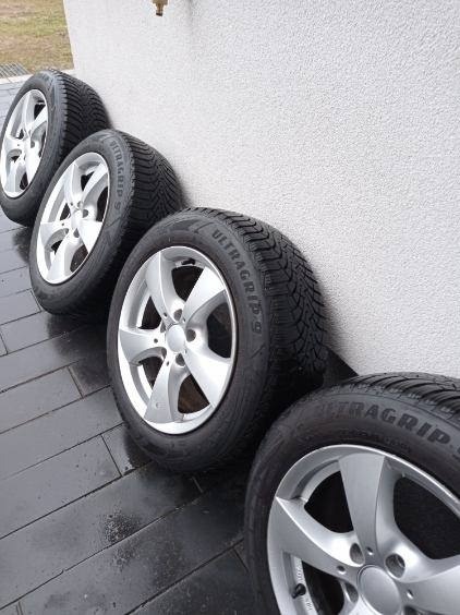 Sprzedam alufelgi 16 `+ opony zimowe GOODYEAR 205/60/16 R