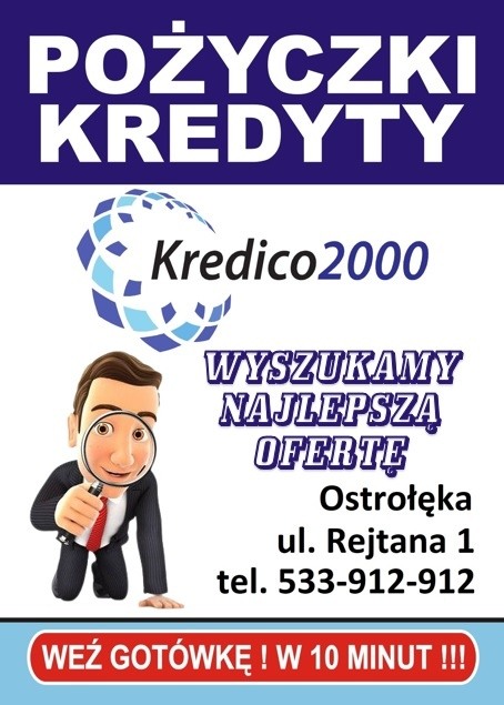Wiele ofert w jednym miejscu! Kredico2000