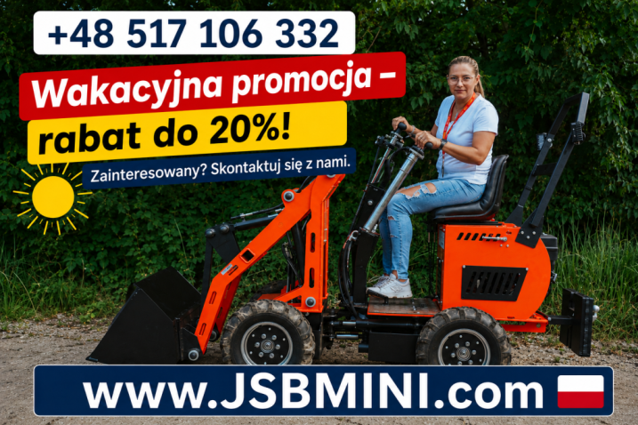 Ładowarka Koparka Wozidło - PROMOCJA WAKACYJNA