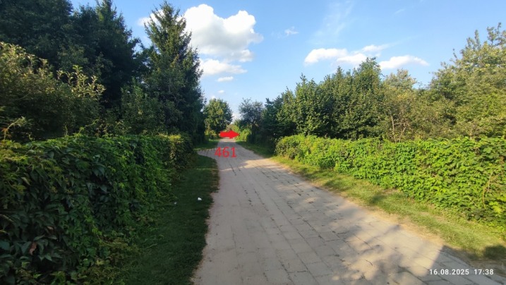 NA SPRZEDAŻ – DZIAŁKA” ROD CZECZOTKA”, nr 461