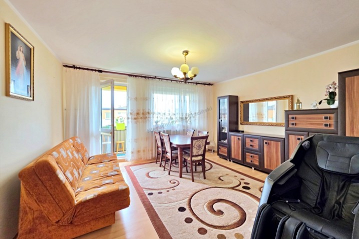 68 m² | loggia | IV piętro | ścisłe centrum Ostrołęki