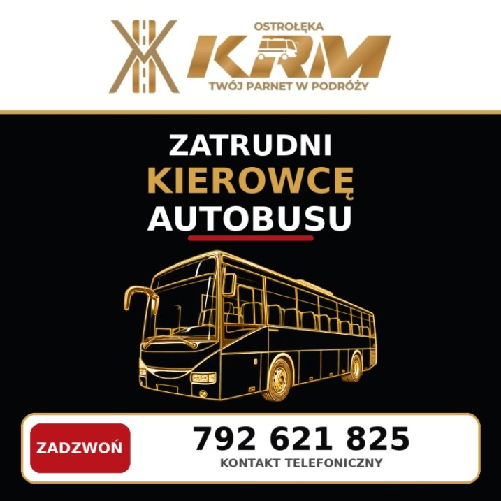 Zatrudnię kierowcę autobusu, jazad po terenie Gminy Rzekuń